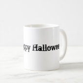 Tasse heureuse de Halloween de crâne déplaisant (Devant droit)