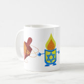 Tasse heureuse de Hanoukka (Devant gauche)