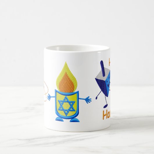 Tasse heureuse de Hanoukka (Centre)