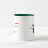 Tasse heureuse de jambon de code Morse de Joyeux (Centre)