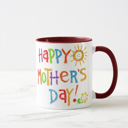 Tasse heureuse de jour de mères (Droite)