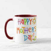 Tasse heureuse de jour de mères (Gauche)
