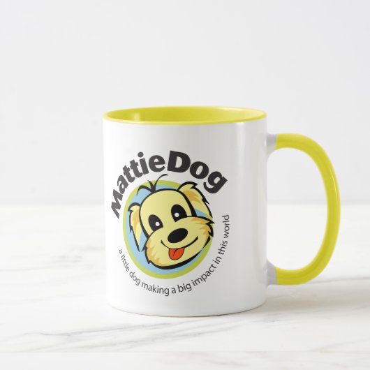 Tasse heureuse de MattieDog (Droite)