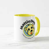 Tasse heureuse de MattieDog (Devant droit)