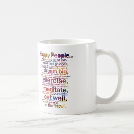 Tasse heureuse de personnes (Droite)