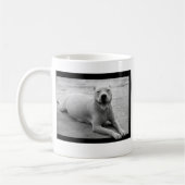 Tasse heureuse de pitbull (Gauche)