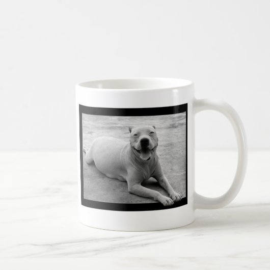 Tasse heureuse de pitbull (Droite)