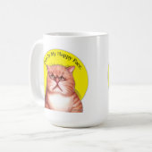 Tasse heureuse de Roosevelt de visage (Devant gauche)