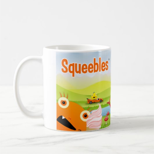 Tasse "heureuse" de Squeebles (Gauche)