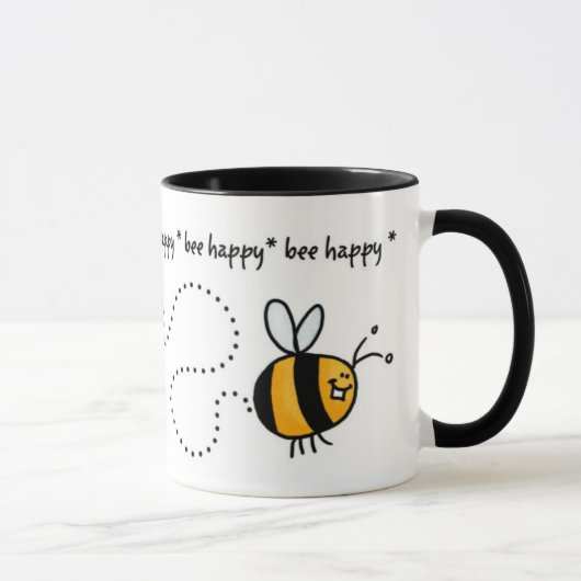 tasse heureuse de traînée d'abeille (Droite)