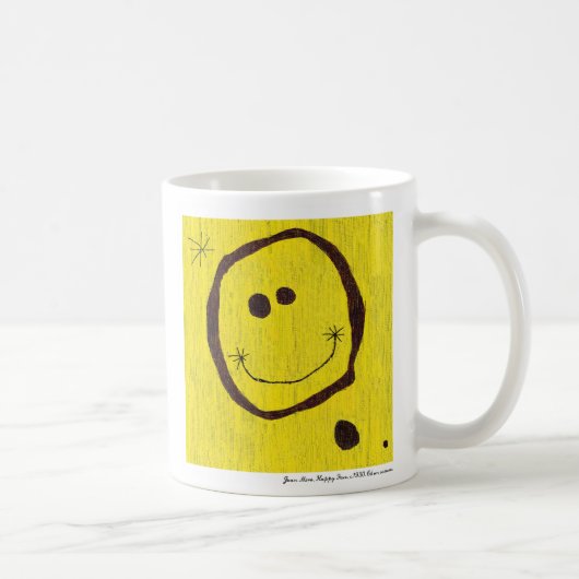 Tasse heureuse de visage de Joan Miró (Droite)