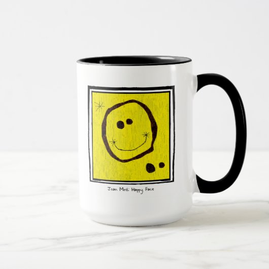 tasse heureuse de visage de miro de Joan (Droite)