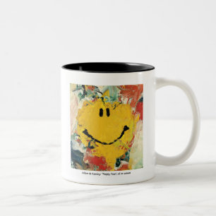 Tasse heureuse de visage de Willem de Kooning
