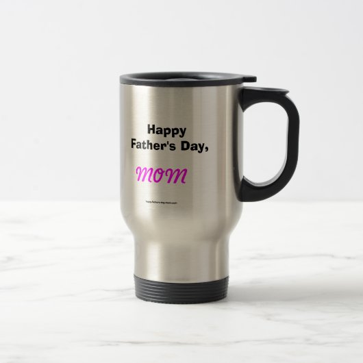 Tasse heureuse de voyage de maman de fête des (Droit)