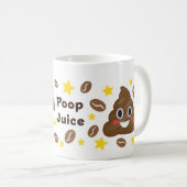 Tasse heureuse d'Emoji de jus de dunette (Devant droit)