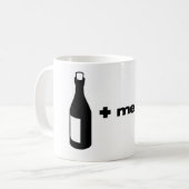 Tasse heureuse d'équation (Devant gauche)