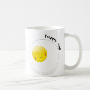 Tasse heureuse d'oeufs