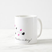 Tasse heureuse du jour de mère (Devant droit)