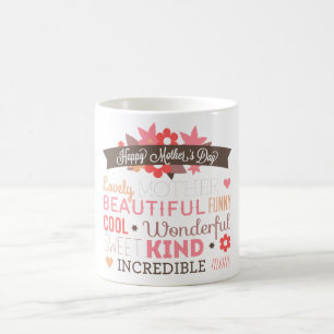 Tasse heureuse du jour de mère