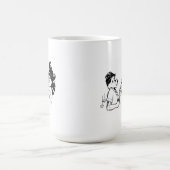 Tasse heureuse/fâchée de client (Centre)