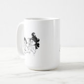 Tasse heureuse/fâchée de client (Devant gauche)