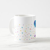 Tasse heureuse gaie superbe de Bitrhday (Devant gauche)