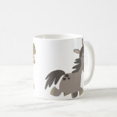 Tasse heureuse mignonne de poneys de bande (Devant droit)