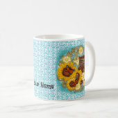 Tasse Hibou Tournesol (Devant droit)