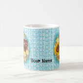 Tasse Hibou Tournesol (Centre)