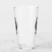 Tasse Hibou - Verre (noir) (Gauche)