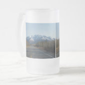 Tasse Highway in Alaska Matglas Bierpul (Voorkant links)