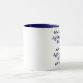 Tasse hippie vieillissante de burn-out (Centre)