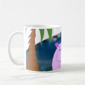 Tasse Hippopotames dans l'Eau (Gauche)