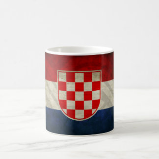 Tasse historique croate de drapeau