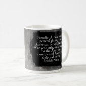 Tasse historique de Benoît Arnold (Devant droit)