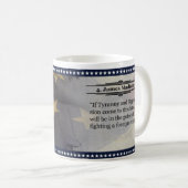 Tasse historique de James Madison (Devant droit)