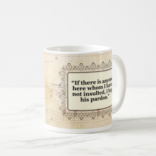 Tasse historique de Johannes Brahms (Devant droit)