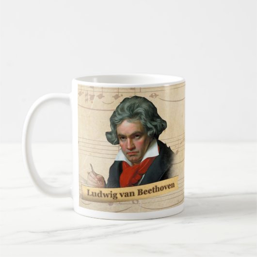 Tasse historique de Ludwig van Beethoven (Gauche)