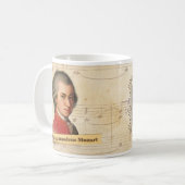 Tasse historique de Wolfgang Amadeus Mozart (Devant gauche)