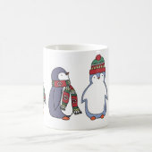 Tasse hivernale de pingouins (Centre)