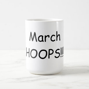 Tasse HOOPS Basketball Fun de mars 15 oz.
