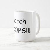 Tasse HOOPS Basketball Fun de mars 15 oz. (Devant droit)