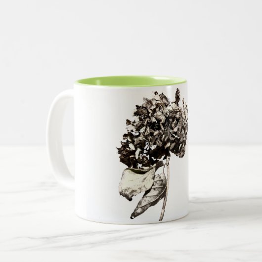 Tasse Hortensia Tweekleurige Koffiemok (Voorkant links)