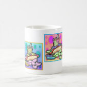 Tasse - Hot Dog Pop Art avec frites et boisson (Centre)