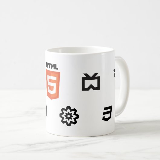 Tasse HTML5 (Devant droit)