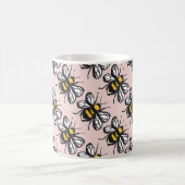 Tasse humble de bourdon d'or rose (Centre)
