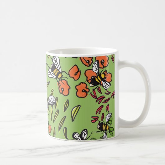 Tasse humble de parterre de bourdons (Droite)