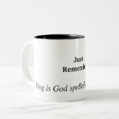 Tasse humoristique de chien (Devant gauche)