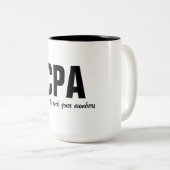 Tasse humoristique de CPA (Devant droit)