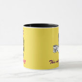 Tasse humoristique effrontée morte (Centre)